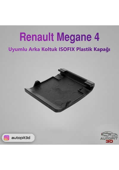 Renault Megane 4 Uyumlu Arka Koltuk Isofıx Plastik Kapağı