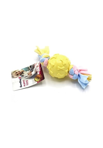Eurodog&Eurocat Kemik Desenli Köpek Oyun Topu 19 CM