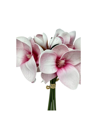 Yapay Çiçek Manolya Letex Eva Magnolia 33cm Pembe Koyu