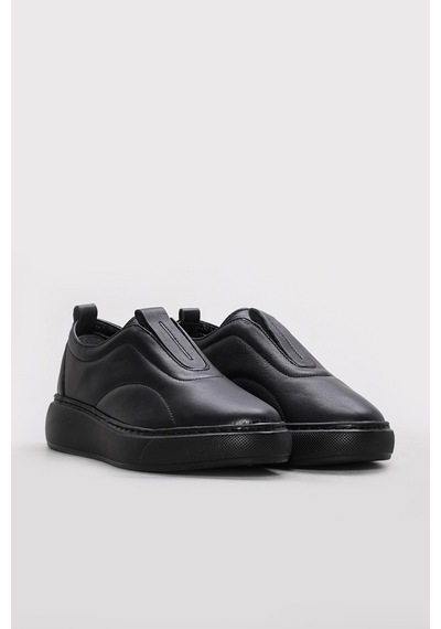 Fast Step Hakiki Deri Kadın Casual Ayakkabı 982za1260 Siyah