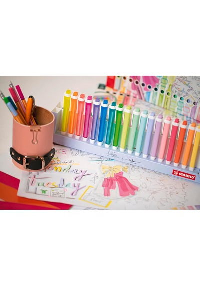 İşaretleme Kalemi - Swing Cool - 8 Neon, 10 Pastel Çok Renkli