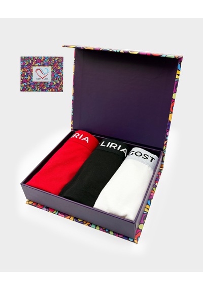 Gost Liria Powder Trio Kadın Slip 3 Lü Paket - Çok Renkli Çok Renkli