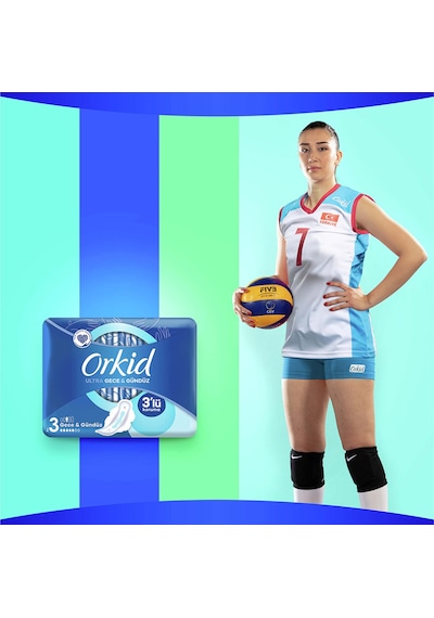 Orkid Ultra Gece Hijyenik Ped Gece 18'li