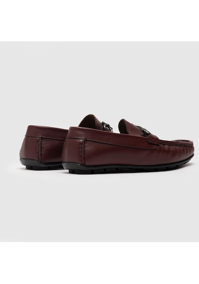 Cabani Hakiki Deri Bordo Erkek Loafer Ayakkabı Bordo (521641106) Bordo