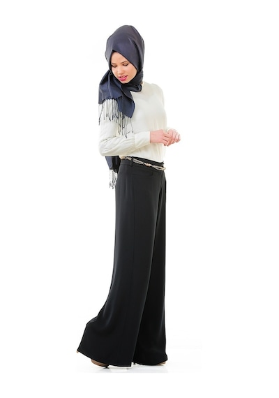Soralline Kadın Pantalon Abiye 1678 Lacivert Lacivert