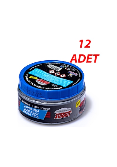 Autokit Carnauba Çizik Alıcı Pasta Cila Ekonomik 300 G 12 Adet