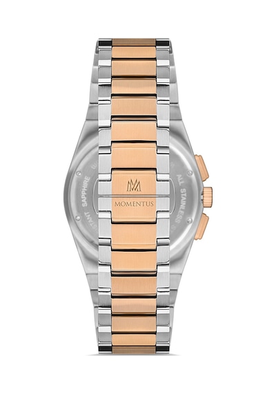 Momentus Men's Time Master Tm345t-04sr Gümüş - Rose Gold
