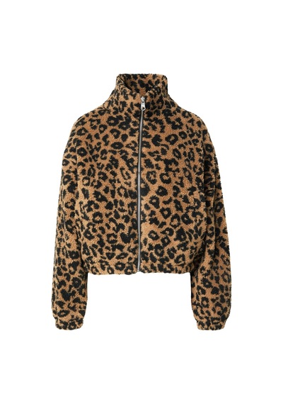Only Onlthea Teddy Aop Jacket Cc Otw Kadın Ceket 15374913 Leopar