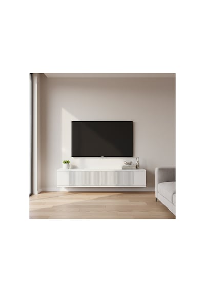 Tda1204b Corsa Duvara Montaj Tv Sehpası Beyaz 120cm
