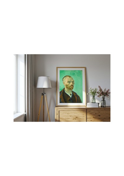 Van Gogh Self-portrait, Dedicated To Paul Gauguin Çerçevesiz Poster 30x42 Cm A3 Tablo Duvar Dekoru