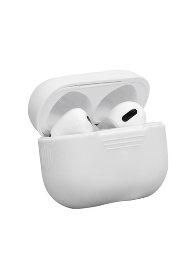 Silikon Apple Uyumlu AirPods Pro 1/2 Kılıf Modelleri Beyaz