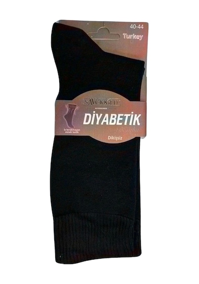 Savcıoğlu Diabetik Bambu Soket Çorap 10 Adet Renkli