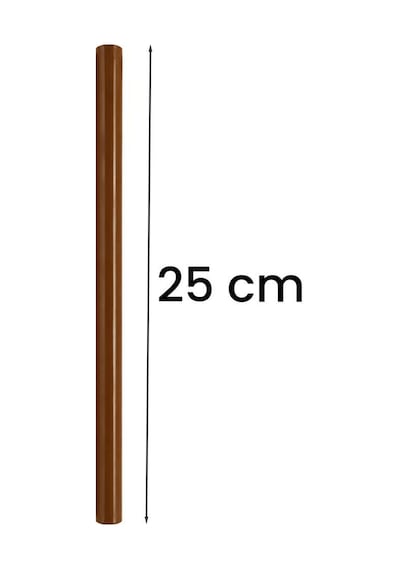 Midex Orf-bt-25brw-50x Kahverengi Ritim Çubuğu Paketi 25 Cm Karbon Fiber Örf Aletleri Seti Toptan Paket Tek Renk 50 Çift