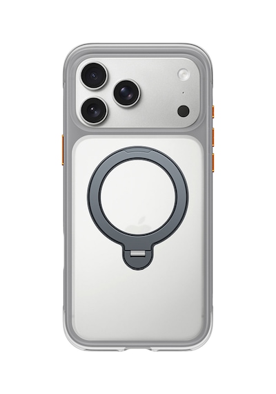 Nettech Apple iPhone 17 Pro Max Uyumlu Nt-n123 Standlı Master Air Arka Koruma Kılıf - Kozmik Turuncu
