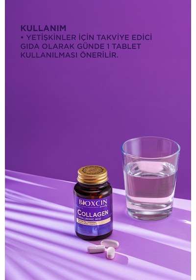 Bioxcin Beauty Collagen Tablet 3 Al 2 Öde - Tip1 Tip 3 Hidrolize Kolajen