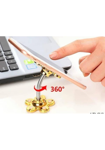 Papatya Telefon Tutucu Vantuzlu Vıp Çiçek Telefon Tutacağı