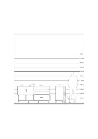 Hyperion Konsol 7 Raflı Tek Çekmeceli 2 Kapaklı 176x44x99 Antrasit-çam Antrasıt/atlas Çam - Antrasıt Hyperion Konsol 7 Raflı Tek Çekmeceli 2 Kapaklı 176x44x99 Antrasit-çam Antrasıt/atlas Çam - Antrasıt