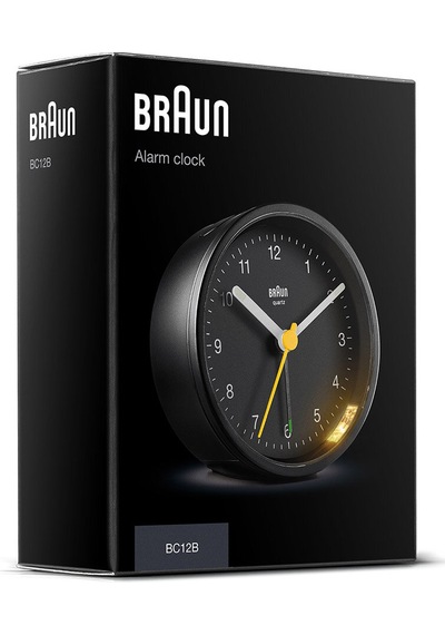 Braun Bc12b Siyah Klasik Analog Alarmlı Masa Saati Brn.bc12b