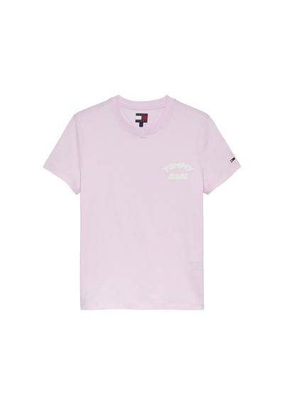 Tommy Jeans Kadın Tişört-dw0dw22310 Pınk