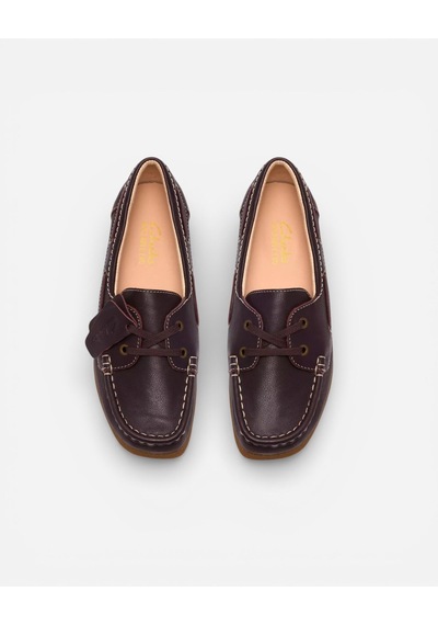 Clarks Wallabeeevosea Dark Brown Lea Kadın Koyu Kahve Günlük Ayakkabı 26186598 Kahverengi