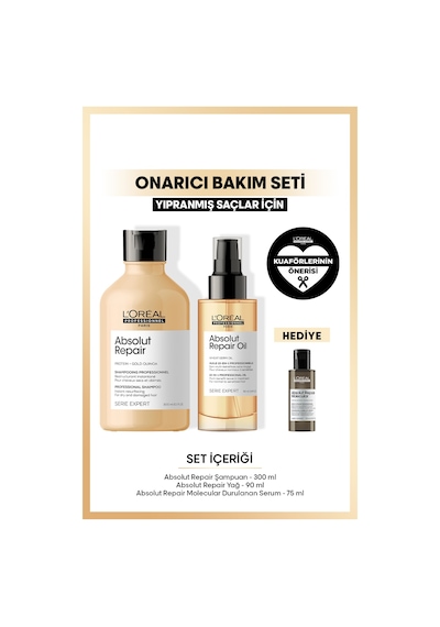 L'Oréal Professionnel Serie Expert Absolut Repair Onarıcı Bakım Tanışma Seti