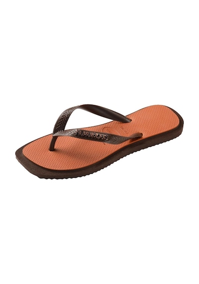 Havaianas Top Square Fusion Koyu Kahverengi Kadın Parmak Arası Terlik-6578 Kahverengi