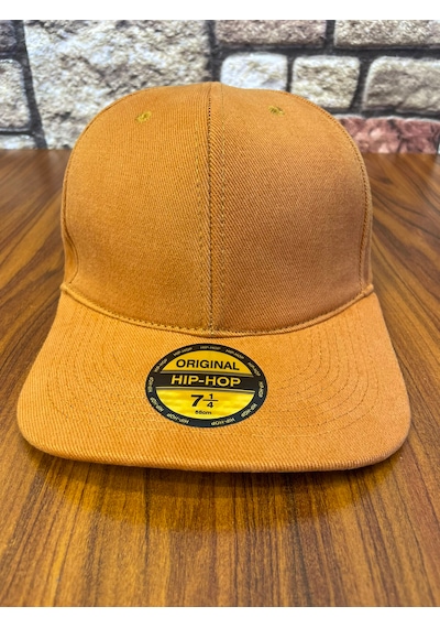 Hamze Hiphop Snapback Rapper Baseball Drip Unisex Şapka Cap Taba