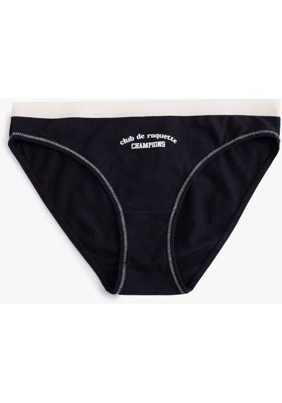 Koton Brief Külot Baskılı Pamuklu Lacivert 4slk30262mk Lacivert