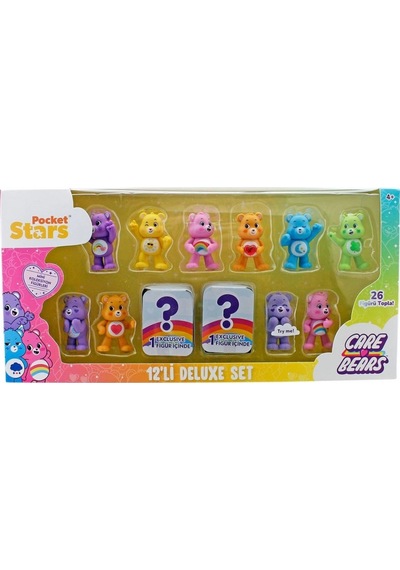 Care Bears Mini Koleksiyon Figürleri 12'li Paket