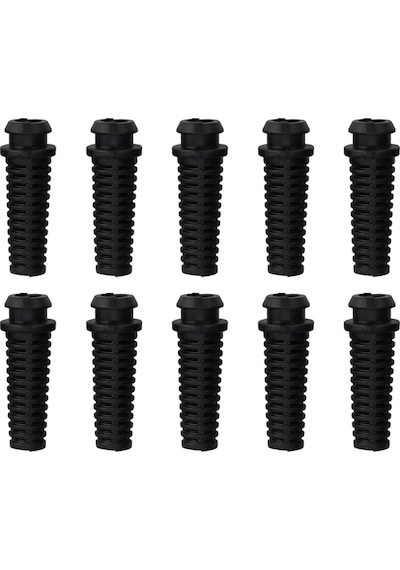 100 Adet - 6.0mm İç Çaplı Sr Kablo Koruyucu Siyah Spiral Tip Kablo Kelepçesi