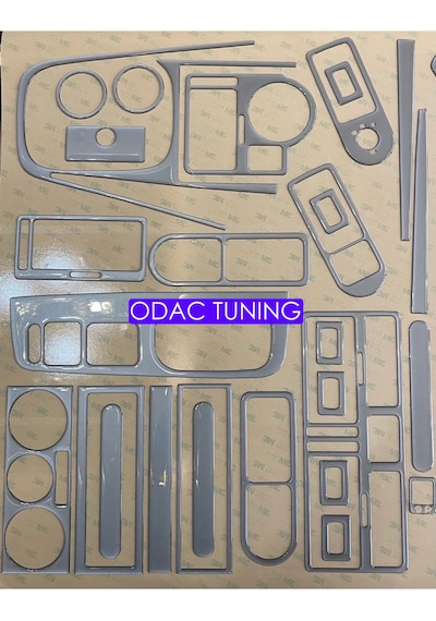 Vw Bora Full Set Torpido, Konsol, Trim, Göğüs Kaplama Set Gri