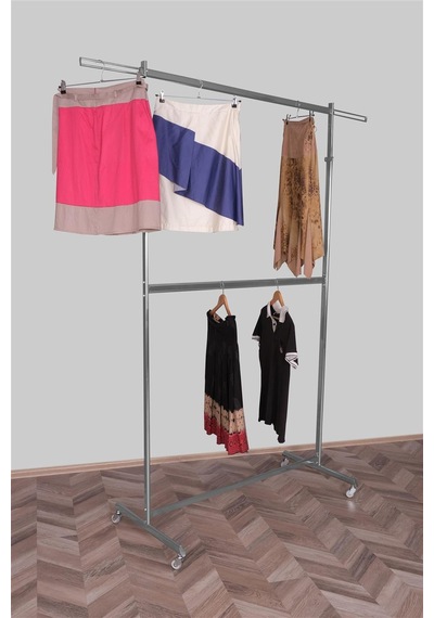Çift Katlı Lüks Yandan Çıkmalı Stand Renkli