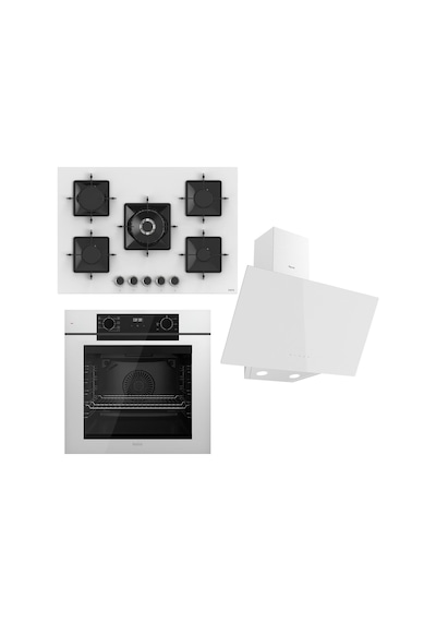 Ferre Steamart-Fryart Serisi Beyaz Ankastre Set SS036 - QEP63CB - D078