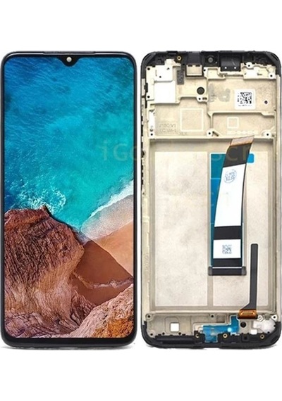 Xiaomi Uyumlu Redmi 9t Lcd Ekran Dokunmatik Siyah Çıtalı