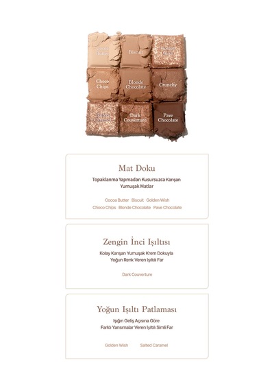 Dasique Mat Ve Işıltılı Renk Seçenekleri Sunan Far Paleti Shadow Palette 11 Chocolate Fudge 11 Chocolate Fudge