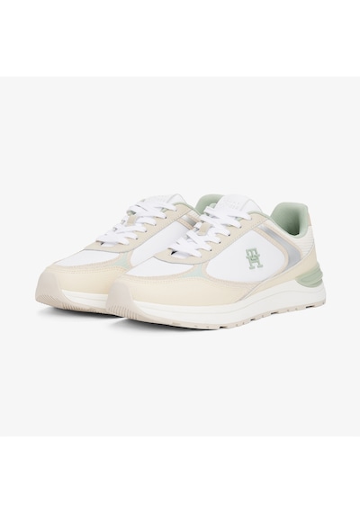 Tommy Hilfiger Leather Kadın Krem Sneaker Fw0fw08472 Krem