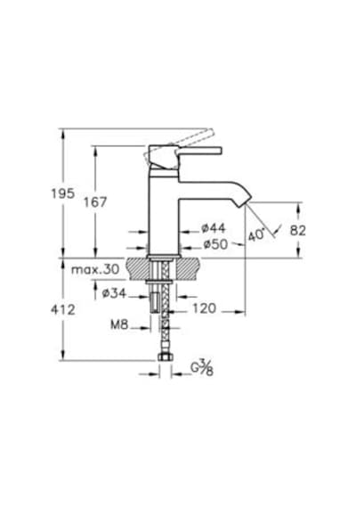 Artema Minimax S Lavabo Bataryası A41984