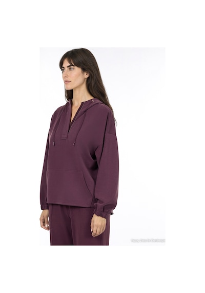 Yargıcı Regular Kapüşonlu Yaka Uzun Kol Sweatshirt 26kksw9012l 016 Bordo