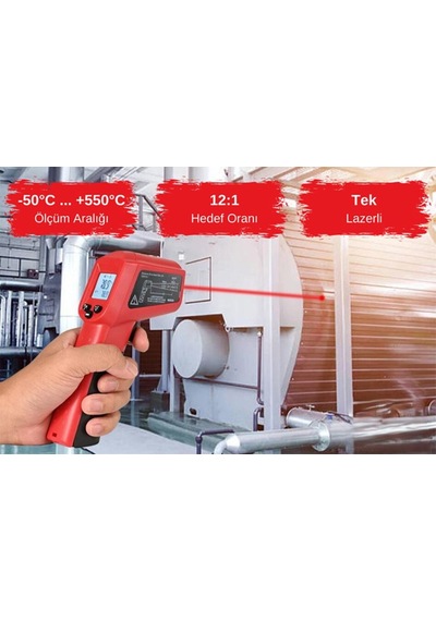 Loyka Dt8550ah Lazerli Dijital Termometre 550 C