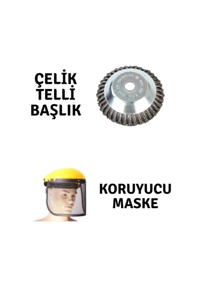 Veta Profesyonel Koruyucu Maske Ve Rapco Çelik Telli Başlık