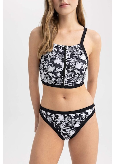 DeFactoFit Sörfçü Bel Lastik Detaylı Bikini Altı Z9366AZ23HSBK81 Siyah