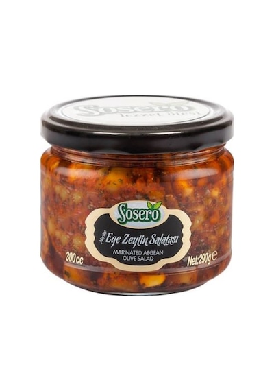 Sosero Ege Zeytin Salatası Cam 290 G