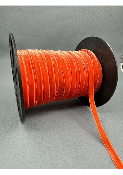 Paşateks- 1 Cm Düz Kadife-5 Metre -a.kiremit