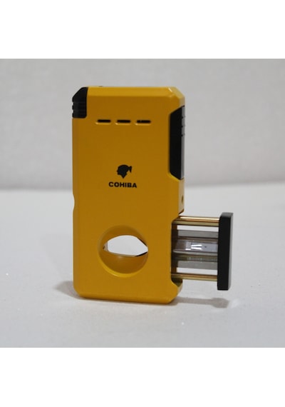 Sarı 2 Torch Çakmak & Entegre Puro Delici