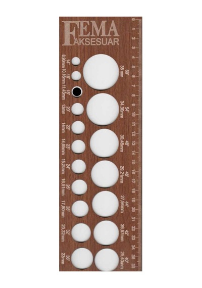 Şeffaf Düğme 18 Boy - 11,43mm 50 Adet Cam Düğme - 690053658
