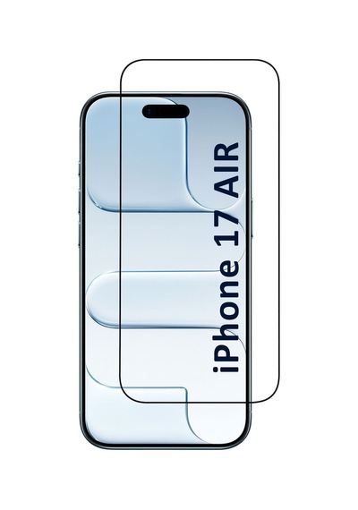 Pp Apple Uyumlu iPhone 17 Air Anti Static Toz Tutmayan Çerçeveli Temperli Ekran Koruyucu Cam