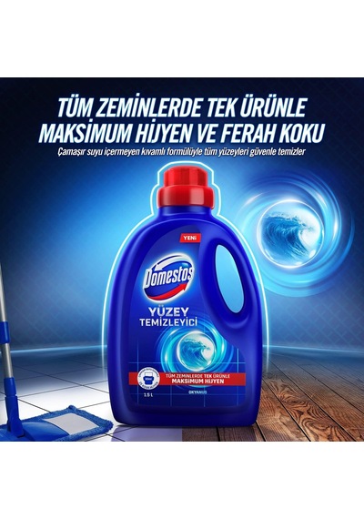 Yüzey Temizleyici Yoğun Kıvam Okyanus 1500 Ml 2li Paket 1000'li Set