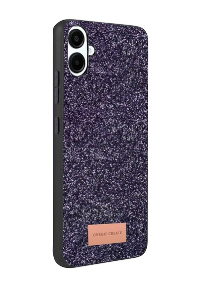 Onegif Samsung Galaxy A07 4g Bright Simli Kapak - Derin Mor