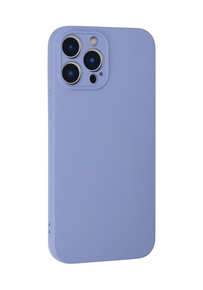Apple iPhone Uyumlu,  13 Pro Max Kılıf Nano İçi Kadife Silikon - Lila