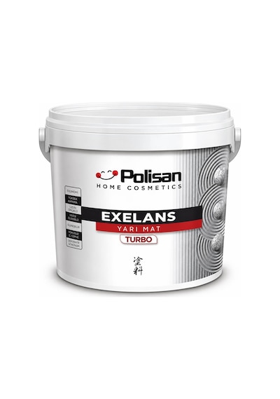 Polisan Exelans Turbo Yarı Mat Dış Cephe Boyası 15 Lt Patara 15 KG